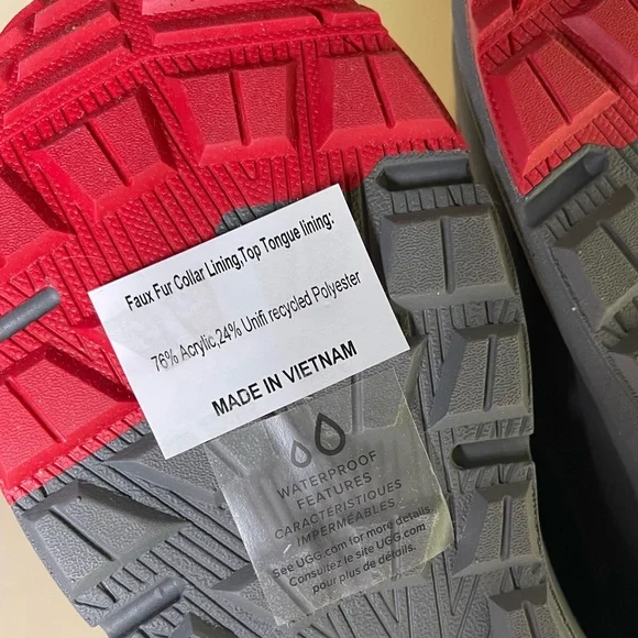 🖤 NIB UGG Arren Weather Unisex Youth size 5 Rainboots Waterproof - Picture 10 of 13